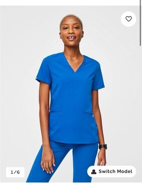 Say Healthcare Figs Scrub Top